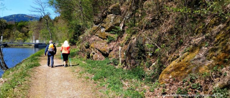 Fluß Wanderung Bayerisch Kanada Teisnach nach Gumpenried