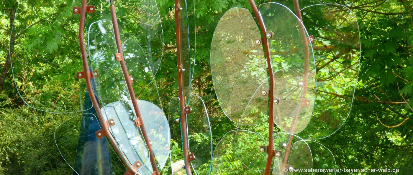 Gläserner Wald in Regen Burgruine Weissenstein Museum