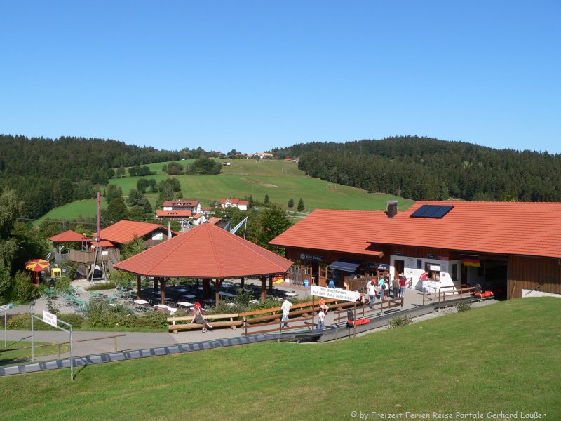 Bayern Sommerrodelbahn Sankt Englmar Grün Bayerischer Wald